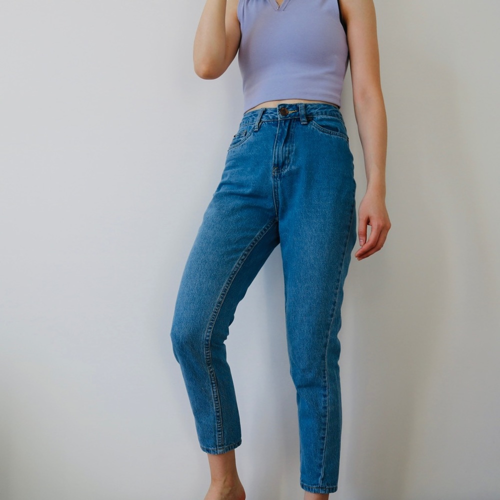 Blue Mom Jeans